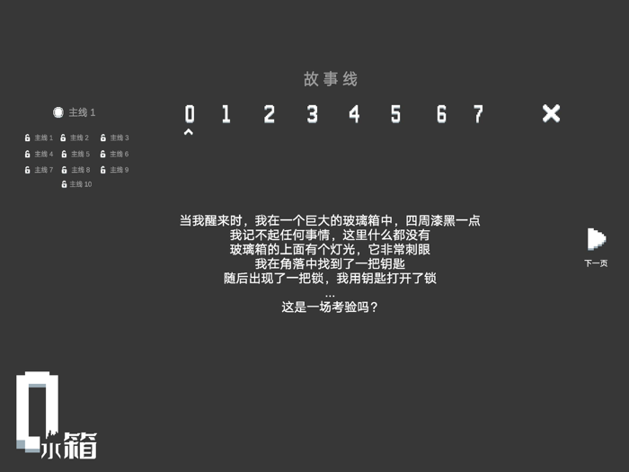水箱-怪谈文字冒险解谜游戏