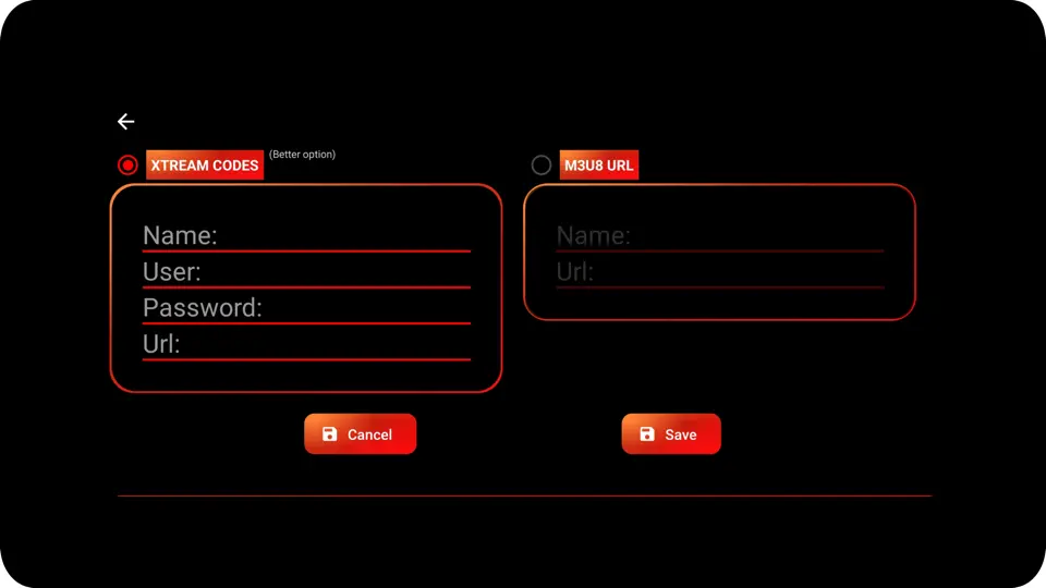 Capture d'écran de Red IPTV sur iPhone 3