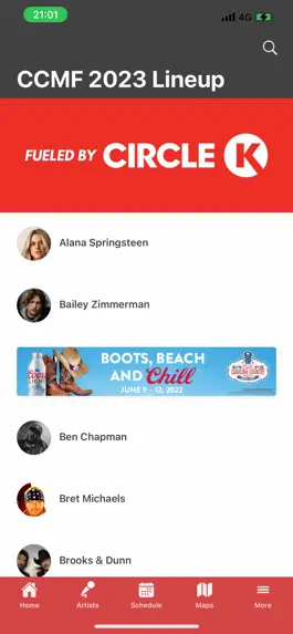 Game screenshot Carolina Country Music Fest apk