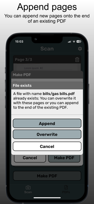 ‎Scan2PDF Mobile Screenshot