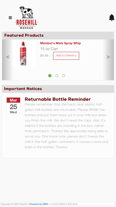 Rosehill Dairy - Morgan Screenshot
