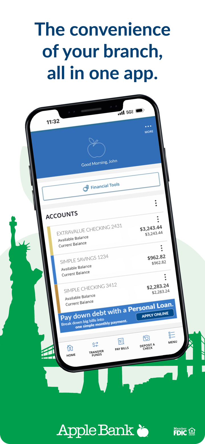 Apple Bank Mobile Banking screenshot 1