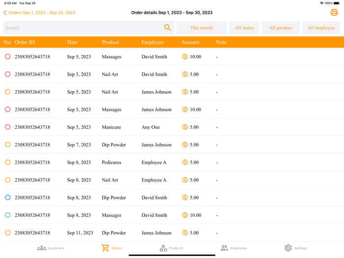 Beauty Salon Manager