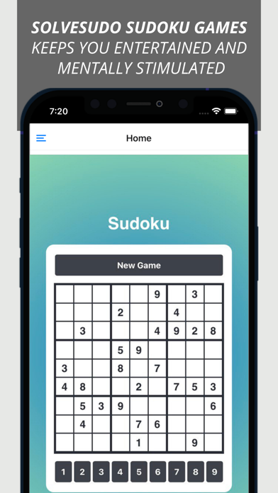 SolveSUDO Sudoku Games Screenshot