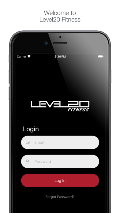 Level20 Fitness Screenshot