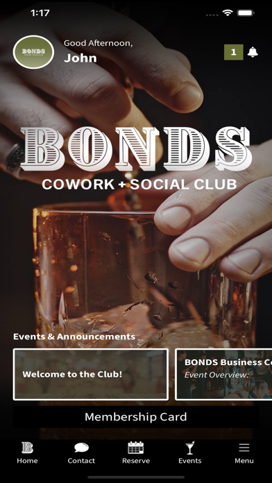 BONDS Co-Work & Social Club Screenshot