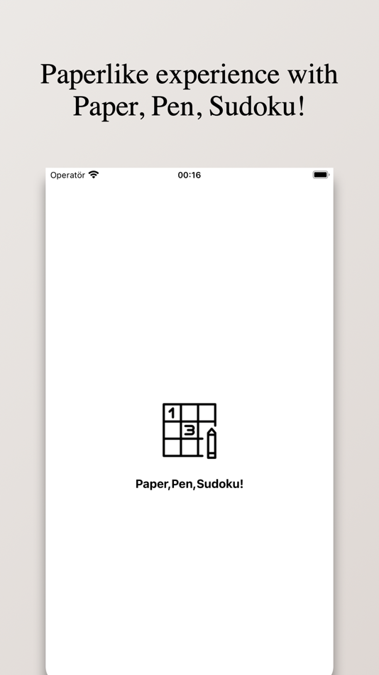 #1. Paper, Pen, Sudoku! (iOS) 由: Mert Gurcan