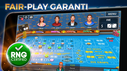 Screenshot #1 pour Vegas Craps par Pokerist