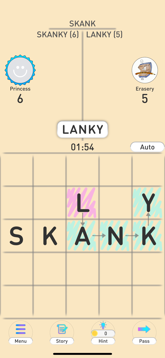 Balda® - word game online