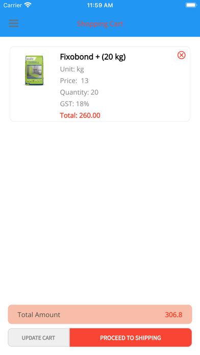 Material Service Exchange Screenshot