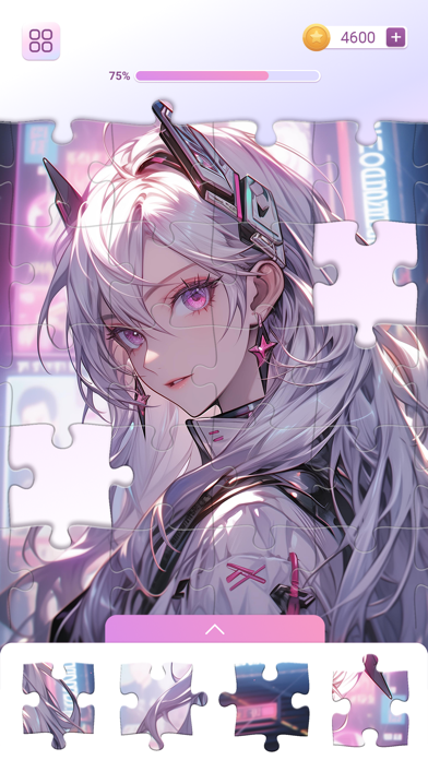 Screenshot #2 pour Anime Games: Jigsaw Puzzle