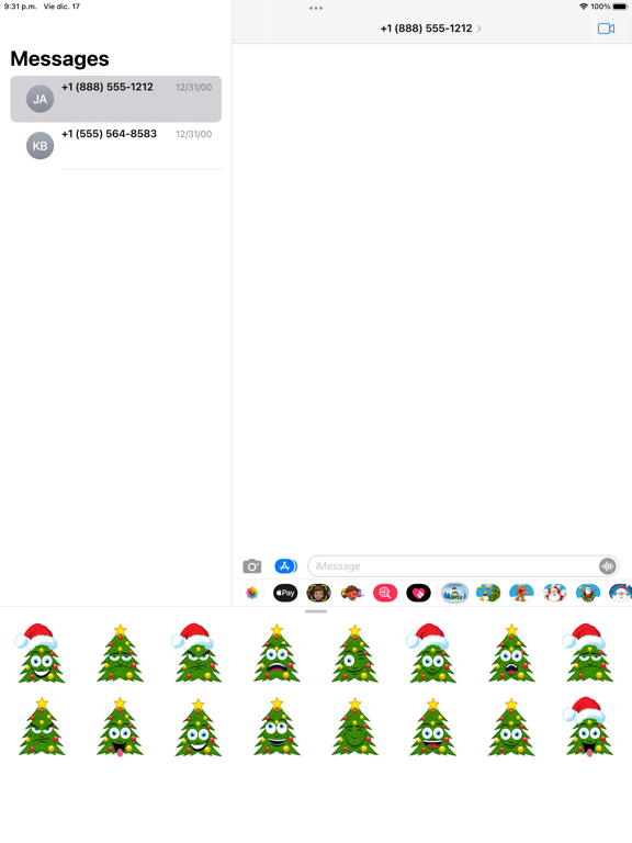 Merry Christmas Tree Emoji screenshot 2