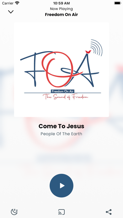 Freedom On Air iPhone screenshot 2 - Music app