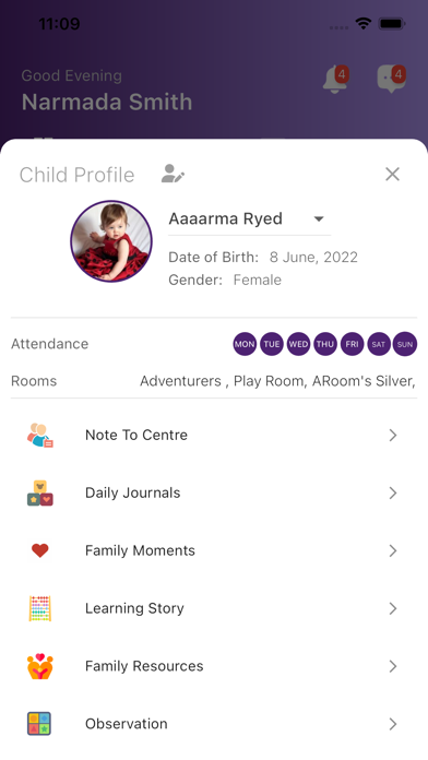 Kinder m8 Family Lounge Screenshot
