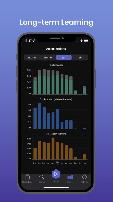 HexaFlash - Flashcards Screenshot