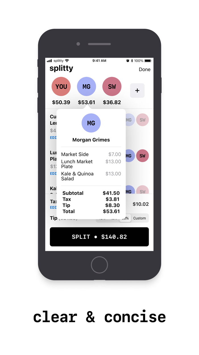 splitty - bills made easy