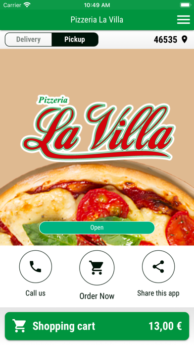 Pizzeria La Villa Screenshot