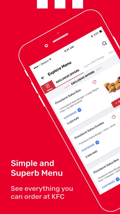 KFC Kuwait - Order food Onlineのおすすめ画像2