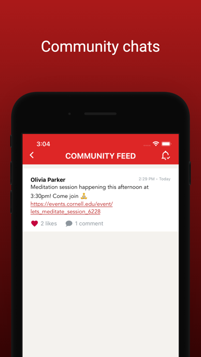Cornell Student App Screenshot
