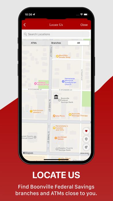 Boonville Federal Savings Bank Screenshot