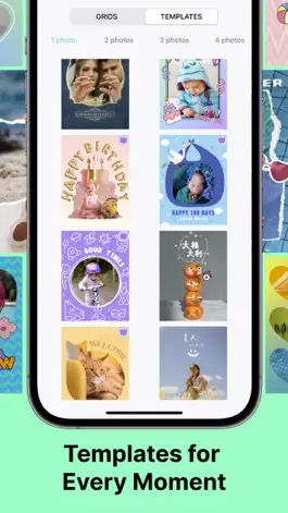 Game screenshot BubbleGrid-Pics collage maker apk