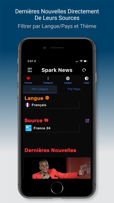 Spark News Lite – News Feed Screenshot