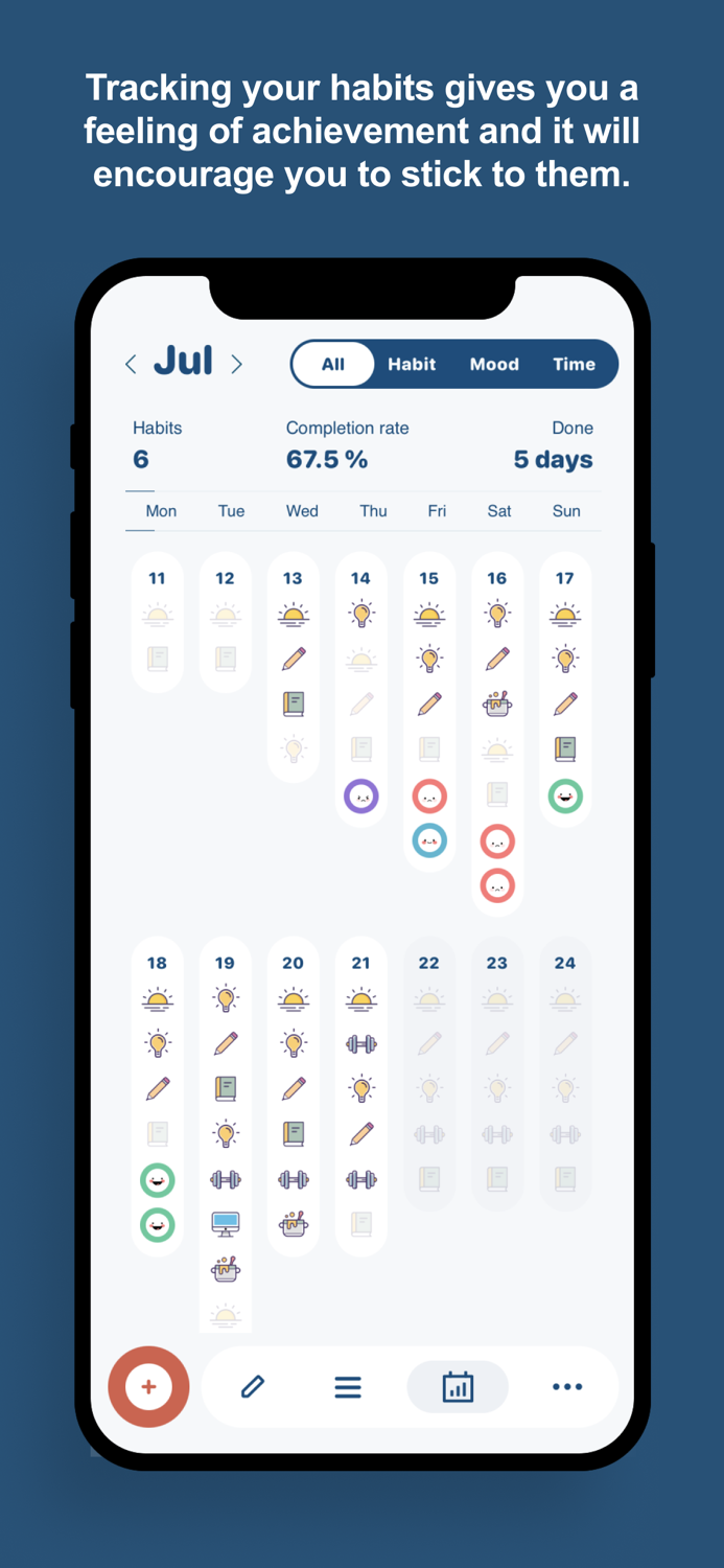 MoreDone To DoHabitCalendar