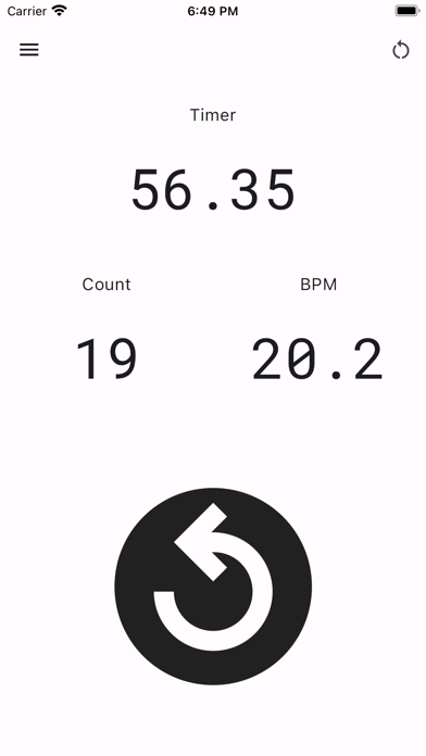 Breaths Per Minute Screenshot 2 - AppWisp.com Breaths Per Minute Screenshot 2 - AppWisp.com