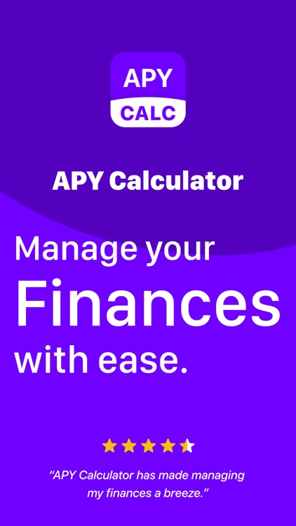 APY - Annual Yield Calculator