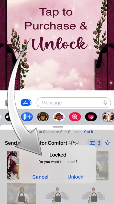 Angel For Comfort Sticker Pack Screenshot
