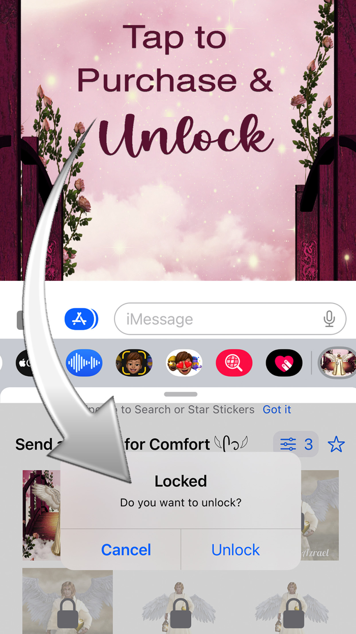 Angel For Comfort Sticker Pack