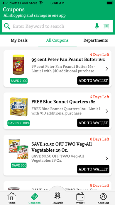 Lucky's Alabama Supermarkets Screenshot