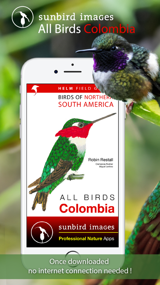 #1. All Birds Colombia field guide (iOS) Podle: Sunbird Images OHG