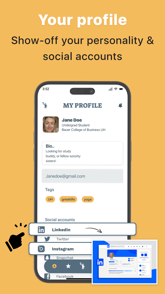 #2. Kismmet: Find Local Connection (iOS) By: Tamara Daniela Pensiero