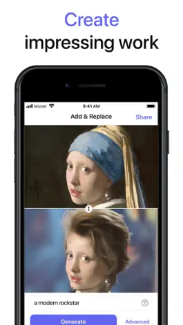 Game screenshot Monet - AI Photo Editor mod apk