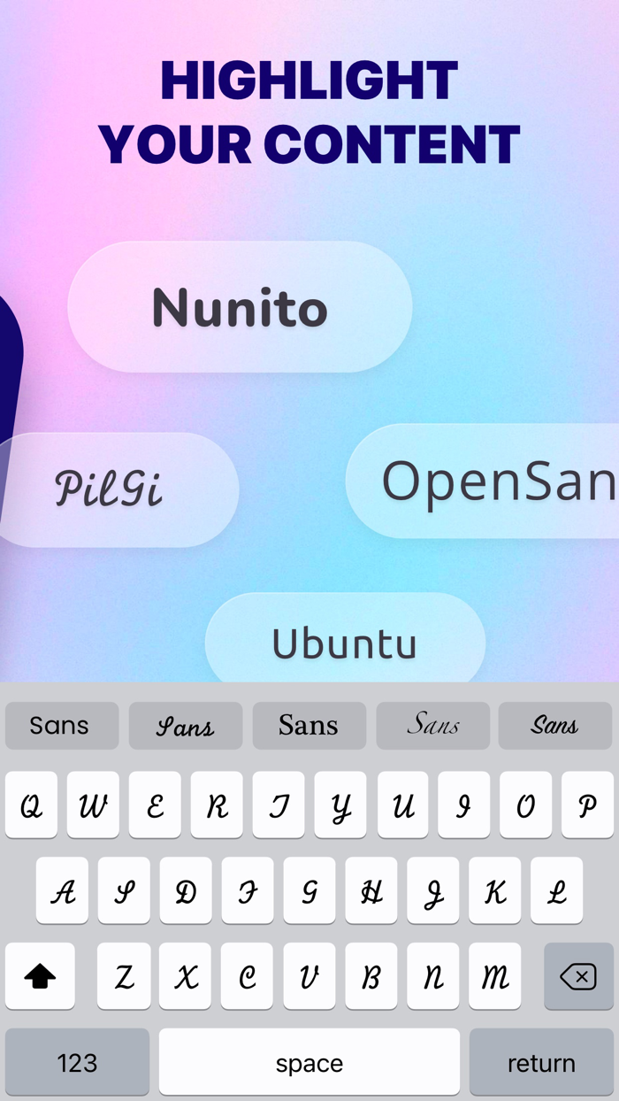 Keyboard Fonts - Aa Aesthetic