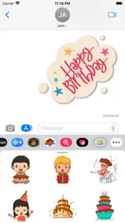 How to cancel & delete birthday to you stickers 1
