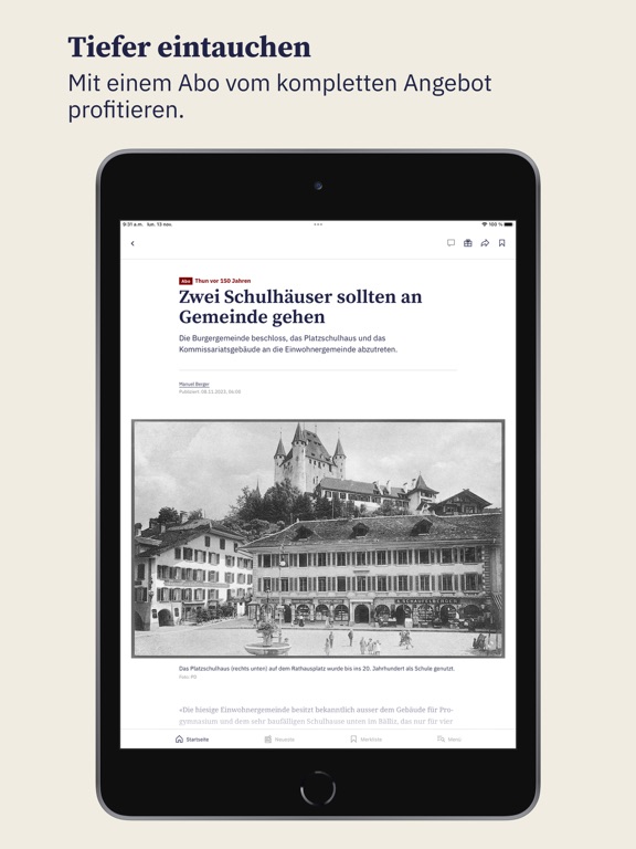 Screenshot #6 pour BZ Thuner Tagblatt