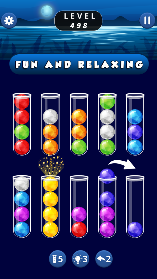 #3. Color Puzzle Sort - Ball Game (iOS) 来自: Hafiz Ali Raza