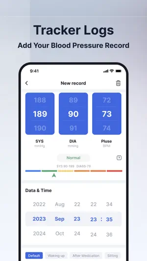 Blood Pressure App - screenshot 2