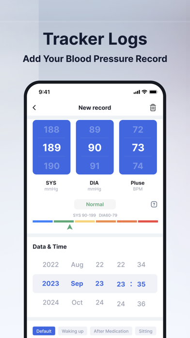 Blood Pressure App - Screenshot