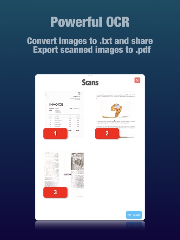 Screenshot #4 pour PDF Scanner OCR Light