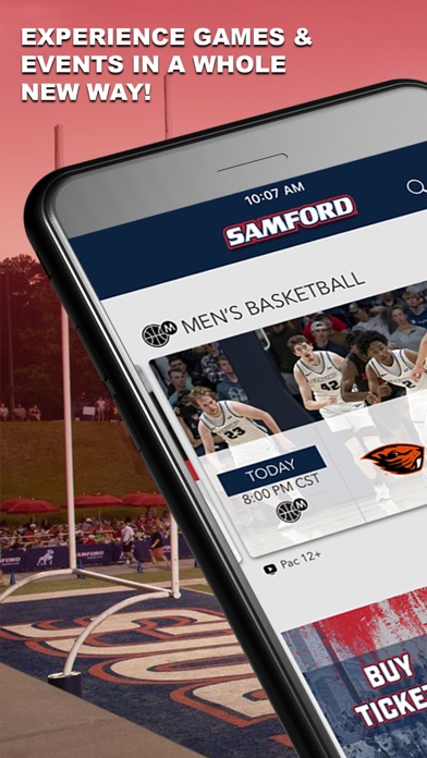 Samford Sports Screenshot
