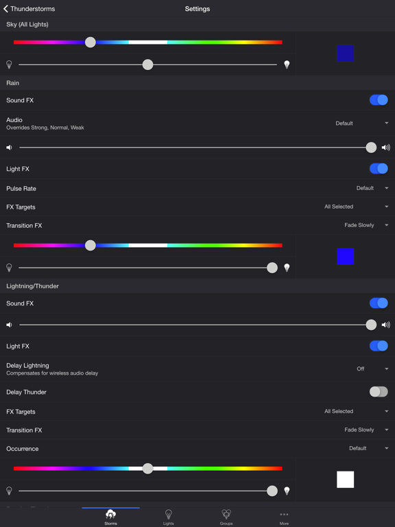 Screenshot #5 pour Thunderstorm for LIFX
