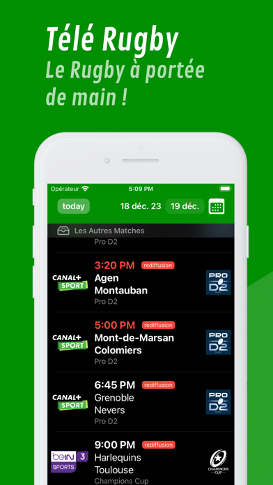 Télé Rugby Screenshot