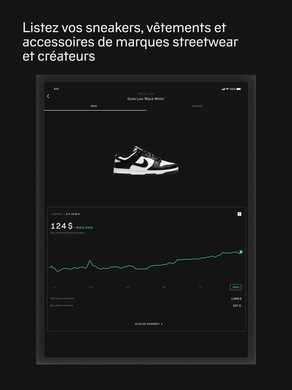 Screenshot #6 pour alias : vendez vos sneakers