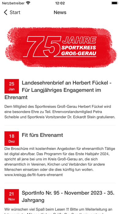 Sportkreis Groß-Gerau e.V. Screenshot