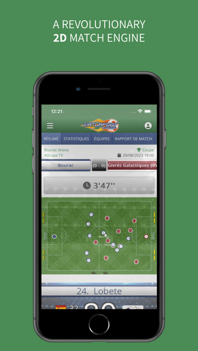 Virtuafoot Football Manager Screenshot