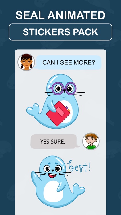 Seal Animated Stickers Pack