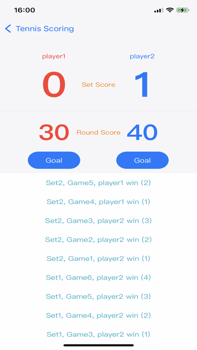 TennisScoringRules Screenshot